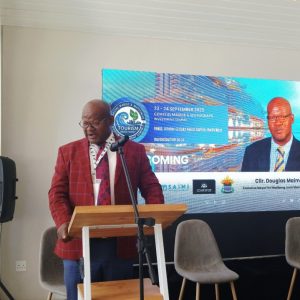 the executive mayor of madibeng local municipality, cllr. douglas maimane